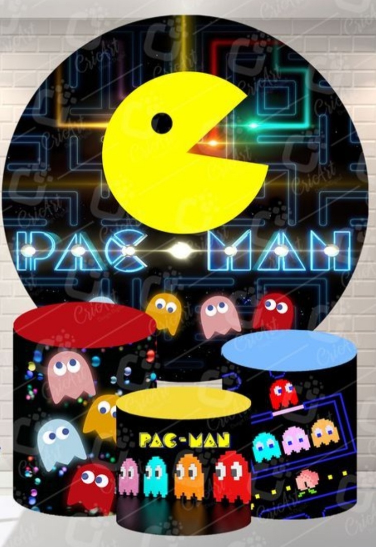 Pac Man - Decorart Pegue e monte e Decoração completa