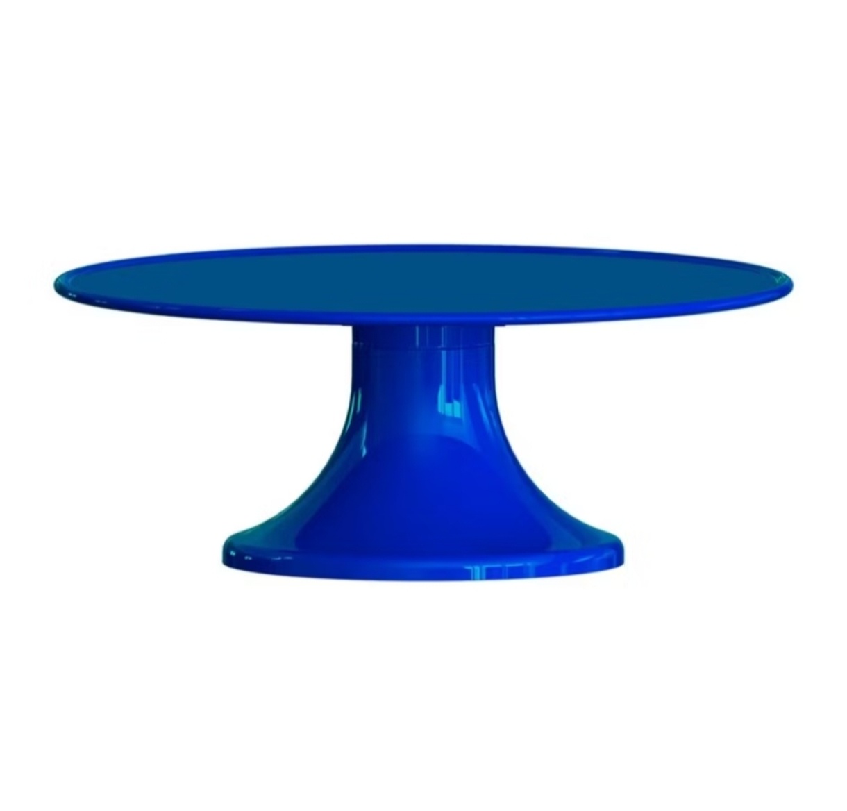 Boleira Cone Azul Escura Plástico 32Cm - Decorart Pegue e monte e Decoração completa