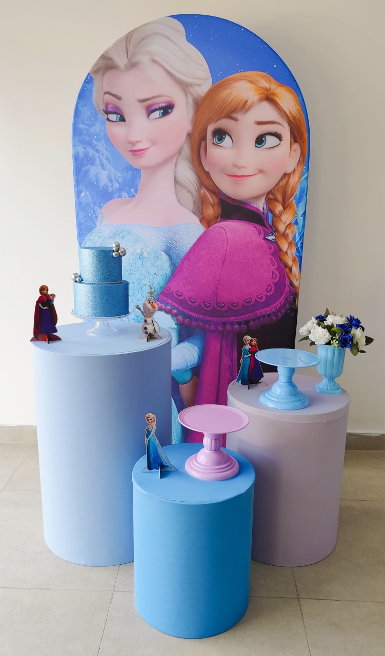 Frozen - Decorart Pegue e monte e Decoração completa