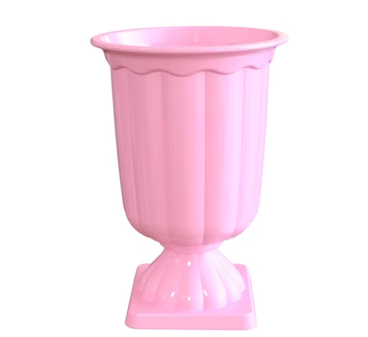 Vaso Grego Plástico P Rosa Claro - Decorart Pegue e monte e Decoração completa