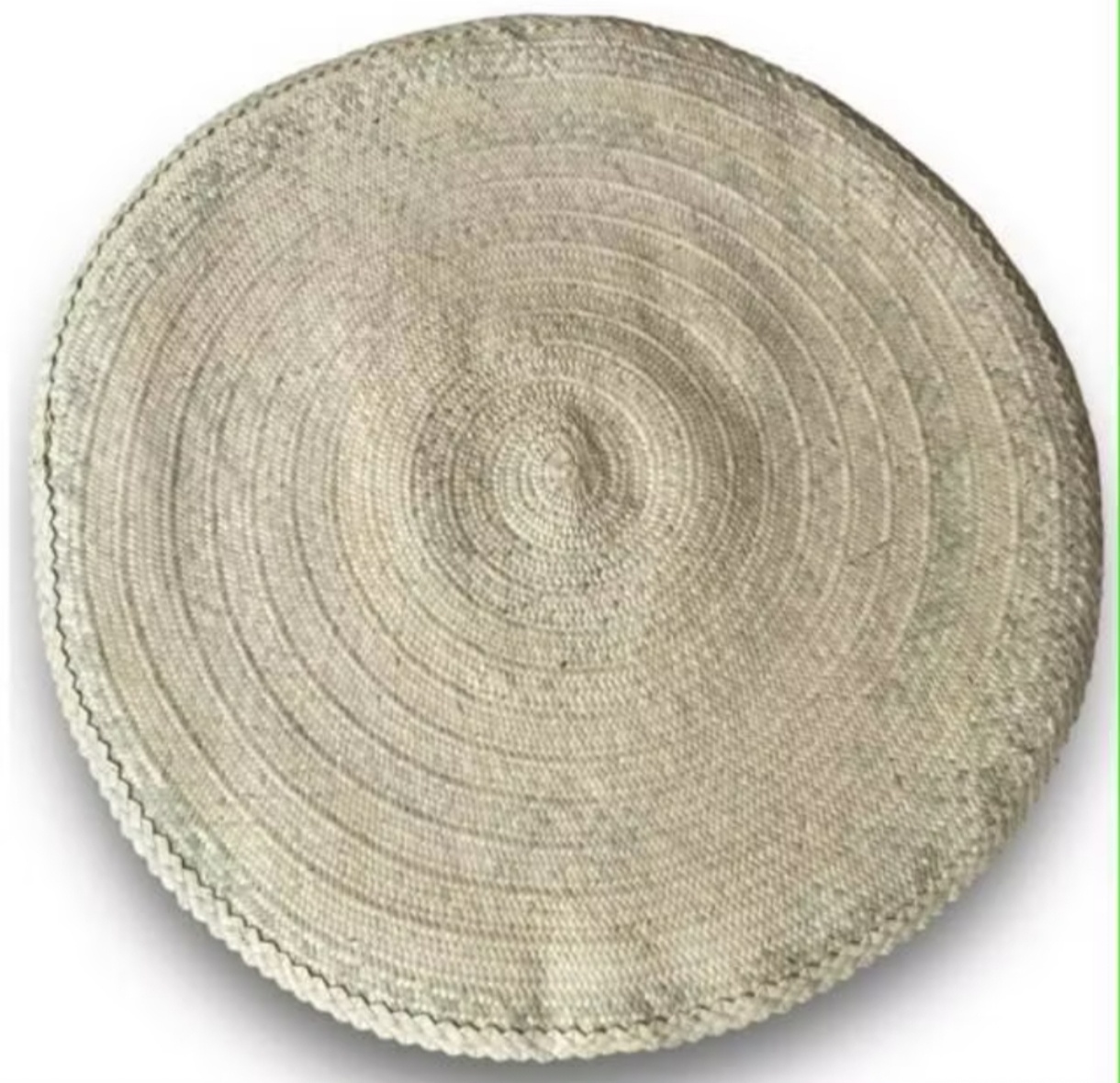 Tapete de Palha 1.20 Diâmetro - Decorart Pegue e monte e Decoração completa