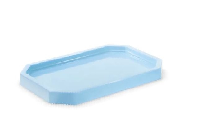 Bandeja Lapitada Azul Bebê - Decora na Hora