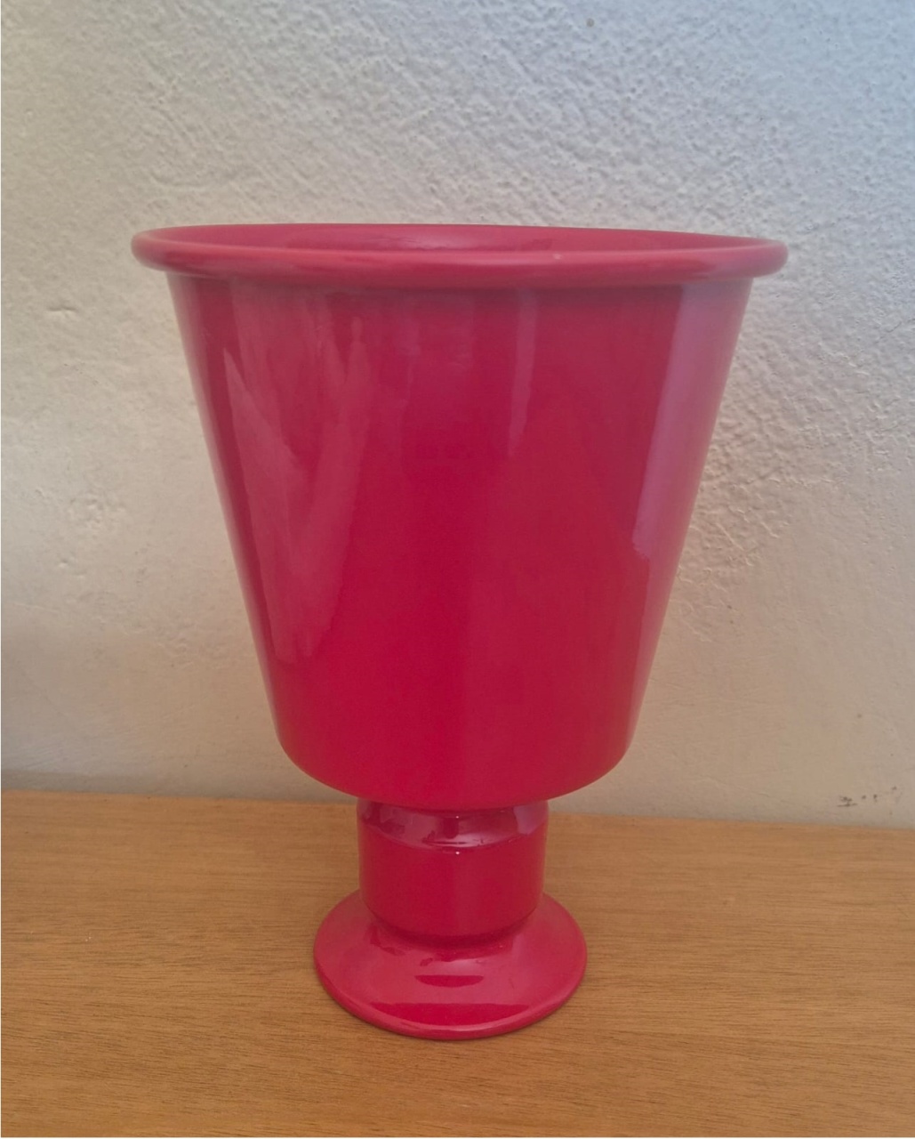 Vaso de Aluminio Tulipa Vermelho - Decora na Hora