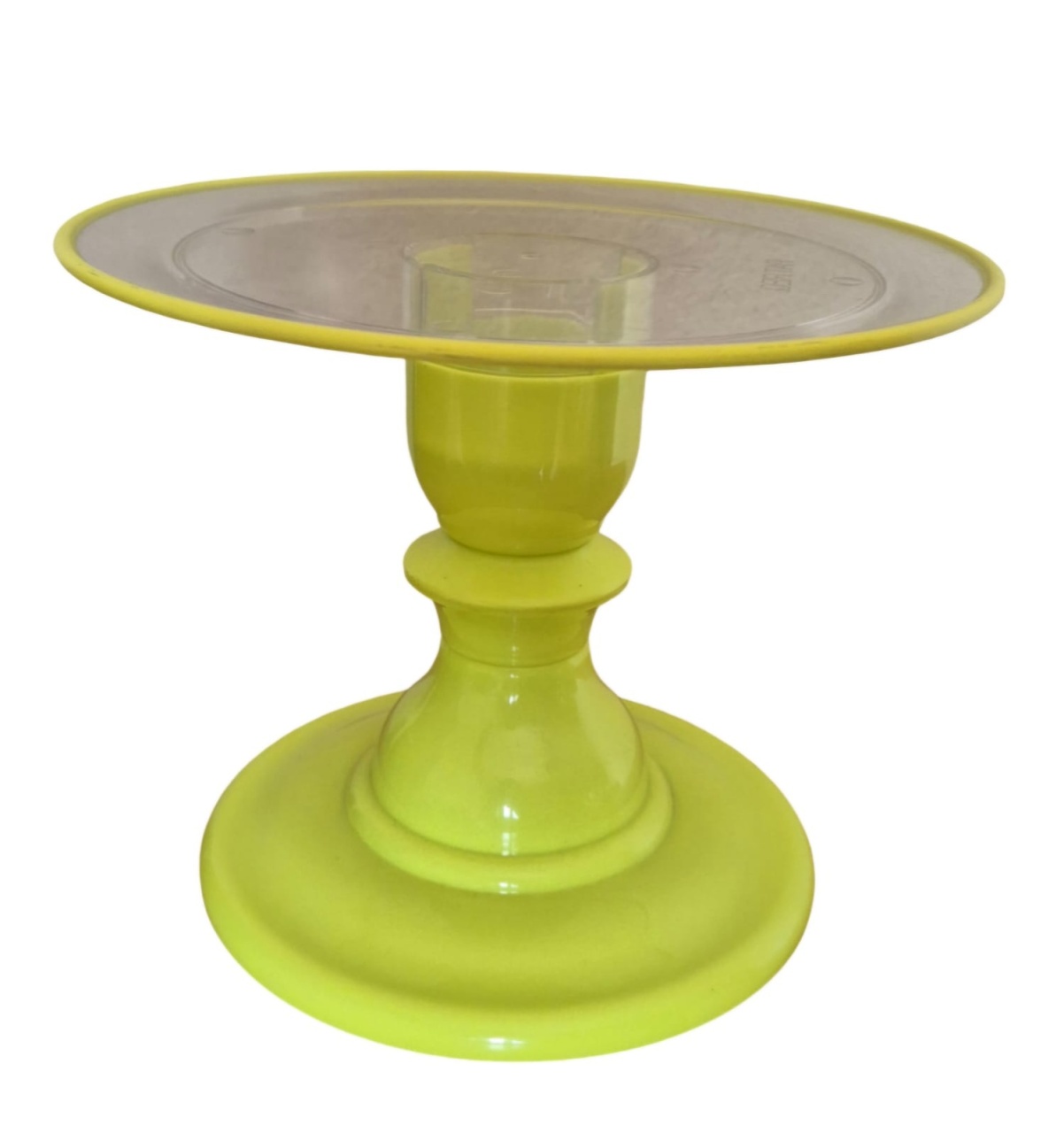 Boleira Amarelo Neon + Clean - Decora na Hora