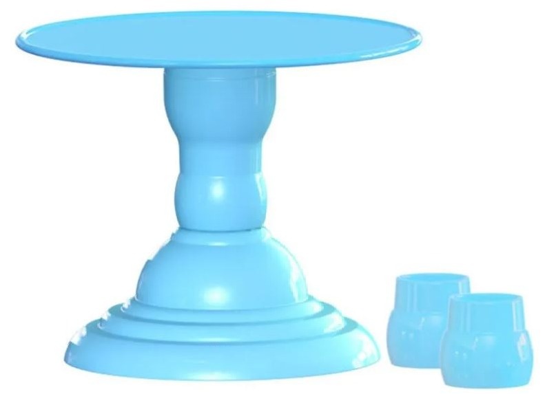 Boleira Azul Bebe - Decora na Hora