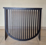 Mesa Balcão Dobravel Ripada Preta - imagem 1