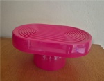Bandeja Oval Frisada Magenta  - imagem 2