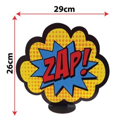 Display Heroi Luta Zap Em Mdf Mesa - Decora na Hora