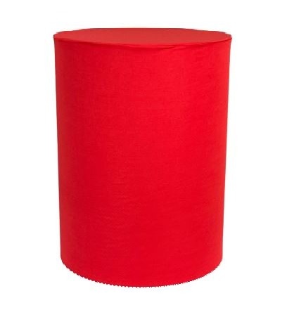 Capa Cilindro Vermelho Liso G  - Decora na Hora