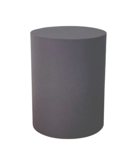 Capa Cilindro Preto Liso P  - Decora na Hora