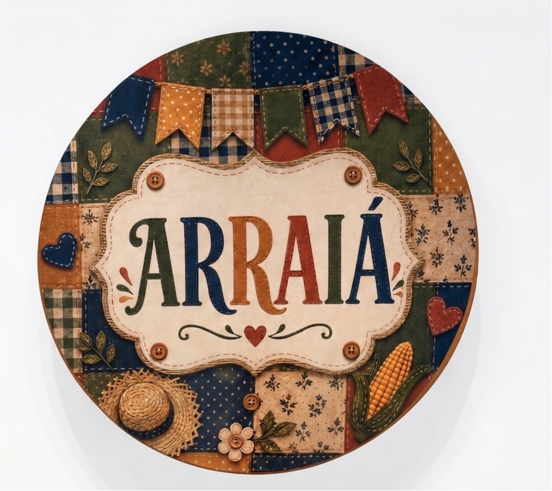 Capa Painel Circular 1,5M (Arraial) - Decora na Hora