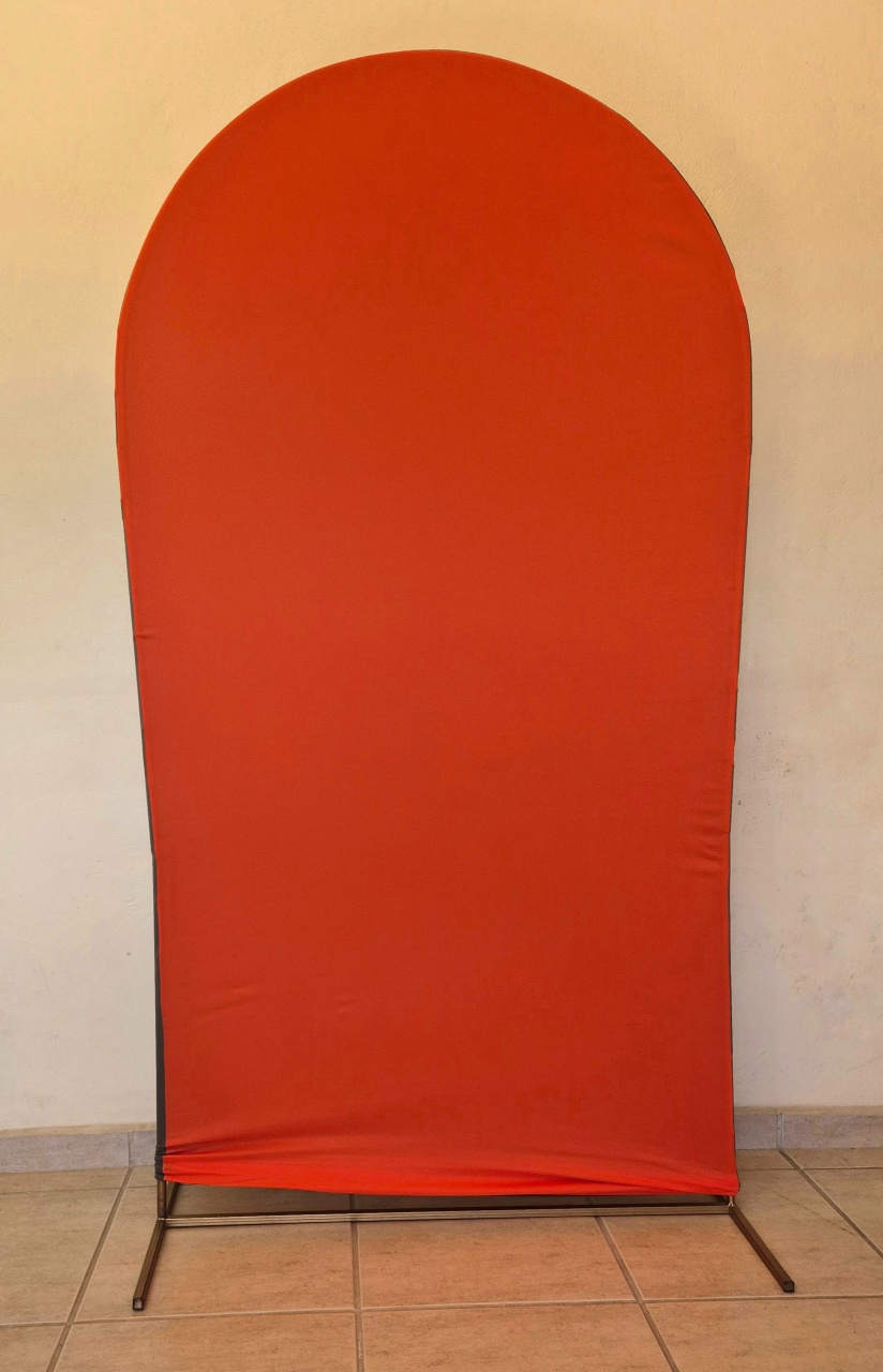 Capa Painel Romano Laranja E Oliva - Decora na Hora