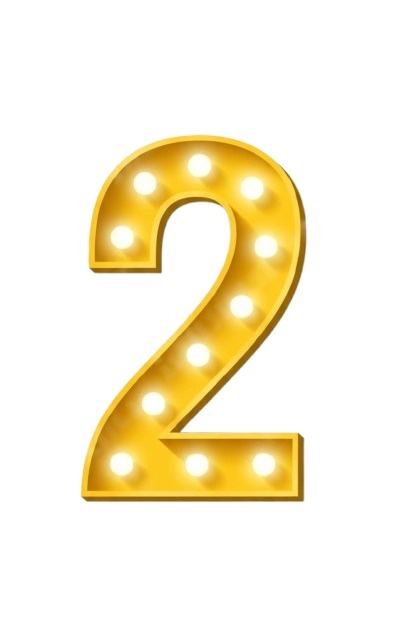 Aplique Numero 2 Circo - Decora na Hora