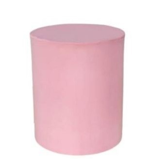 Capa Cilindro Rosa Bebe Liso M - Decora na Hora