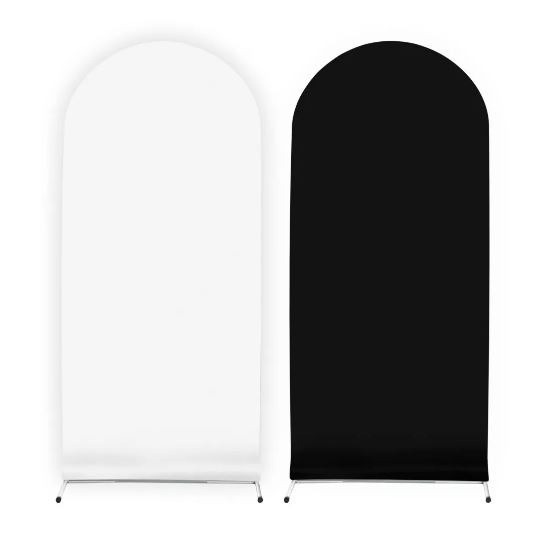 Capa Painel Romano Preto E Branca - Decora na Hora