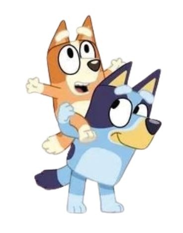 Totem Bluey E Bingo - Decora na Hora
