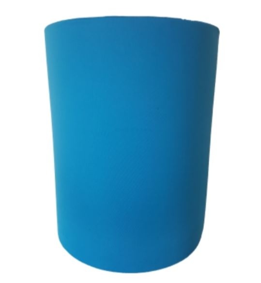 Capa Cilindro Azul Turquesa Liso M - Decora na Hora