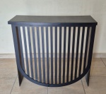Mesa Balcão Dobravel Ripada Preta - imagem 2