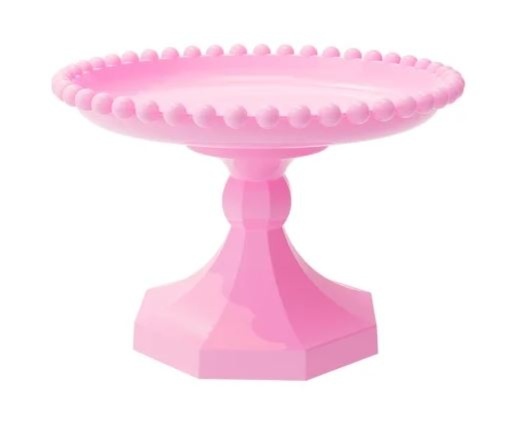 Mini Boleira Rosa Candy Pérola - Decora na Hora