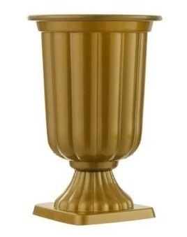 Vaso Grego Dourado - Decora na Hora