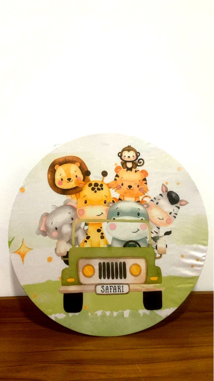 Capa de Mini Arco - Safari Menino - Taiany Nilva Parodi Gonçalves Camargo