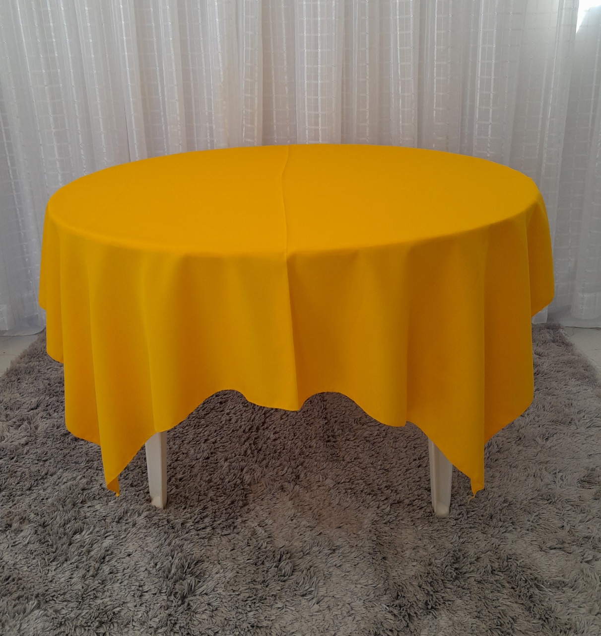 Toalha de Mesa - Amarela - Decor Shalom