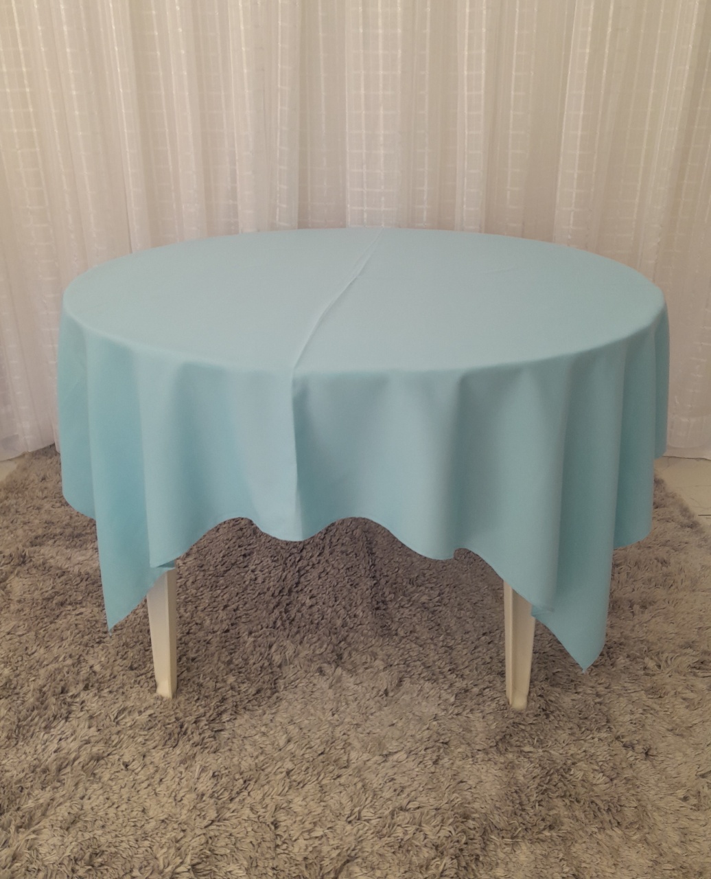 Toalha de Mesa - Azul Bebê - Decor Shalom