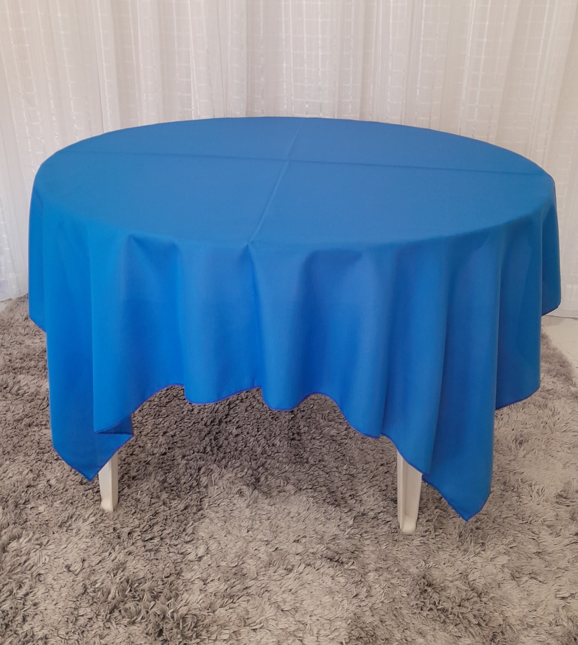 Toalha de Mesa - Azul Royal - Decor Shalom