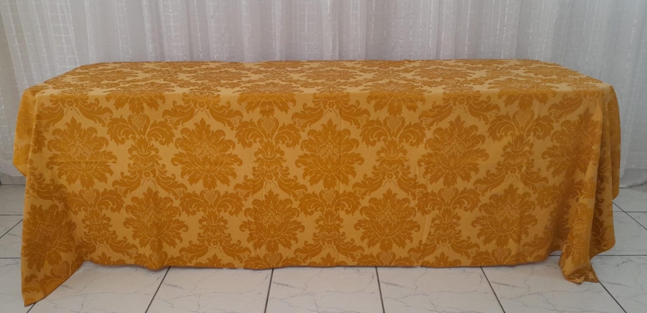 Toalha de Mesa Buffet - Dourada - 2,80X1,80 - Decor Shalom