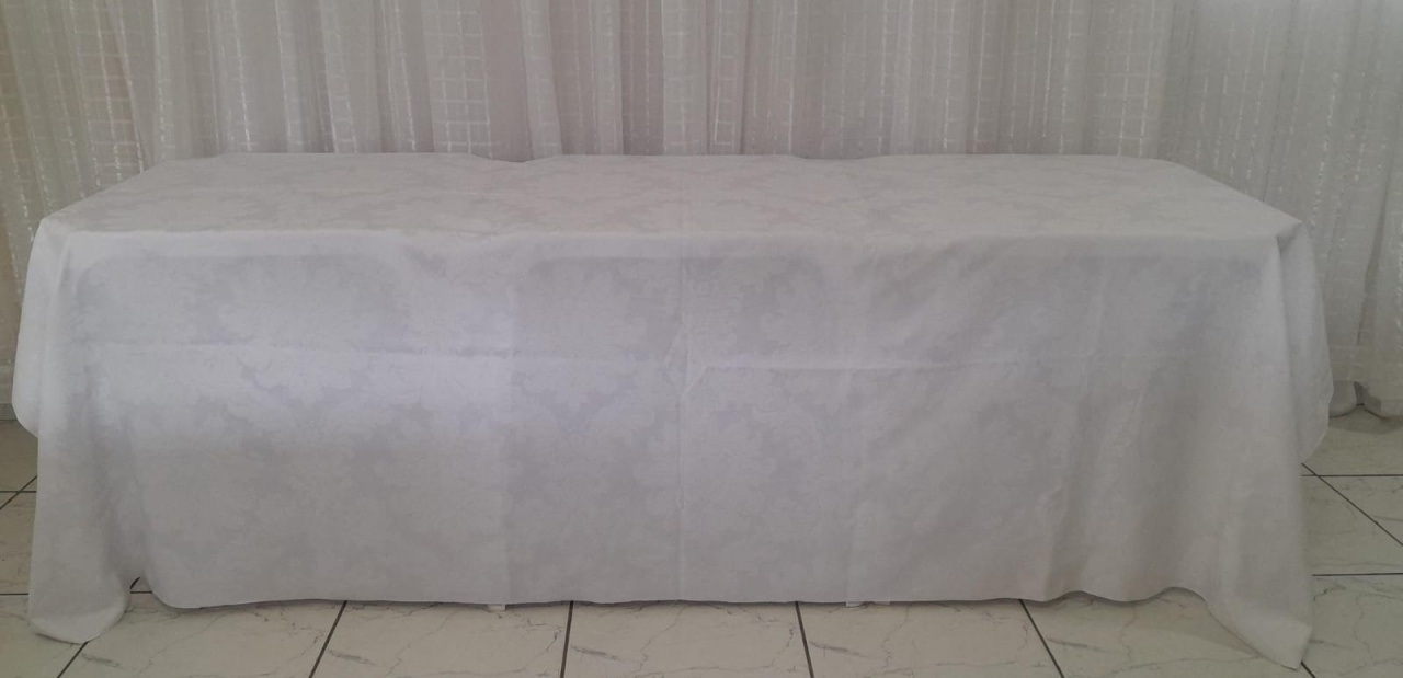 Toalha de Mesa Buffet - Branca - 2,80X2,00 - Decor Shalom