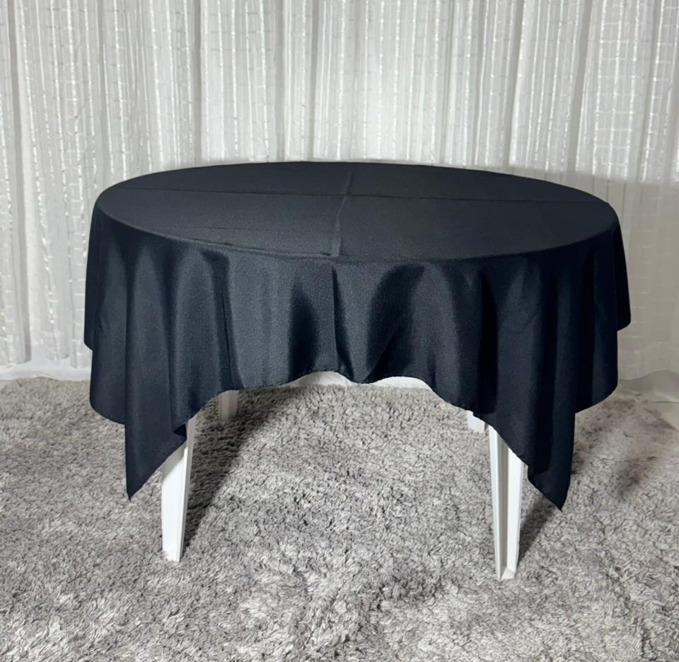 Toalha de Mesa - Preta - Decor Shalom