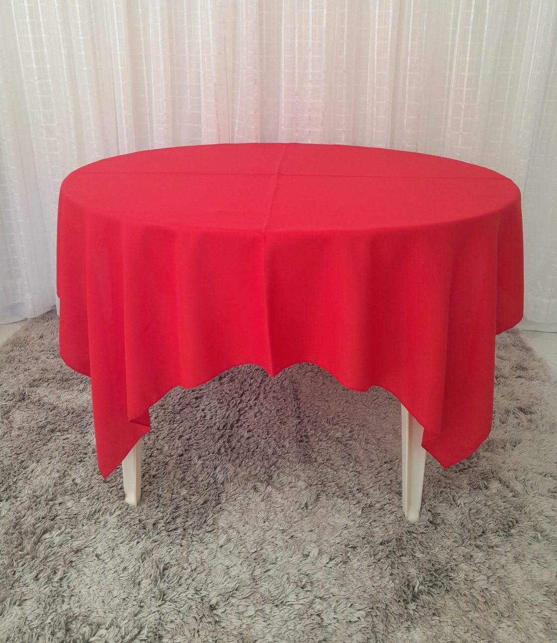 Toalha de Mesa - Vermelha - Decor Shalom