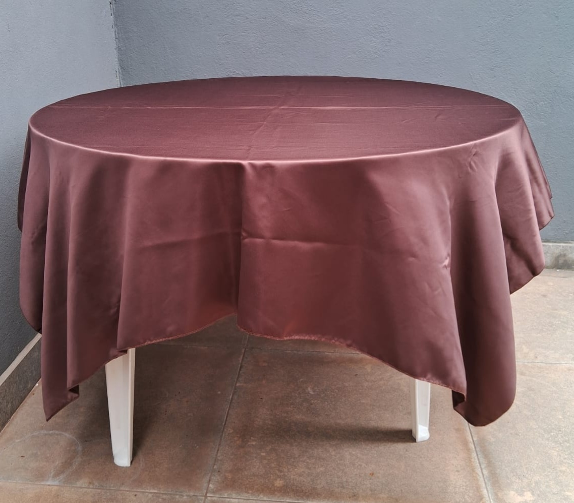 Toalha de Mesa - Marrom - Decor Shalom