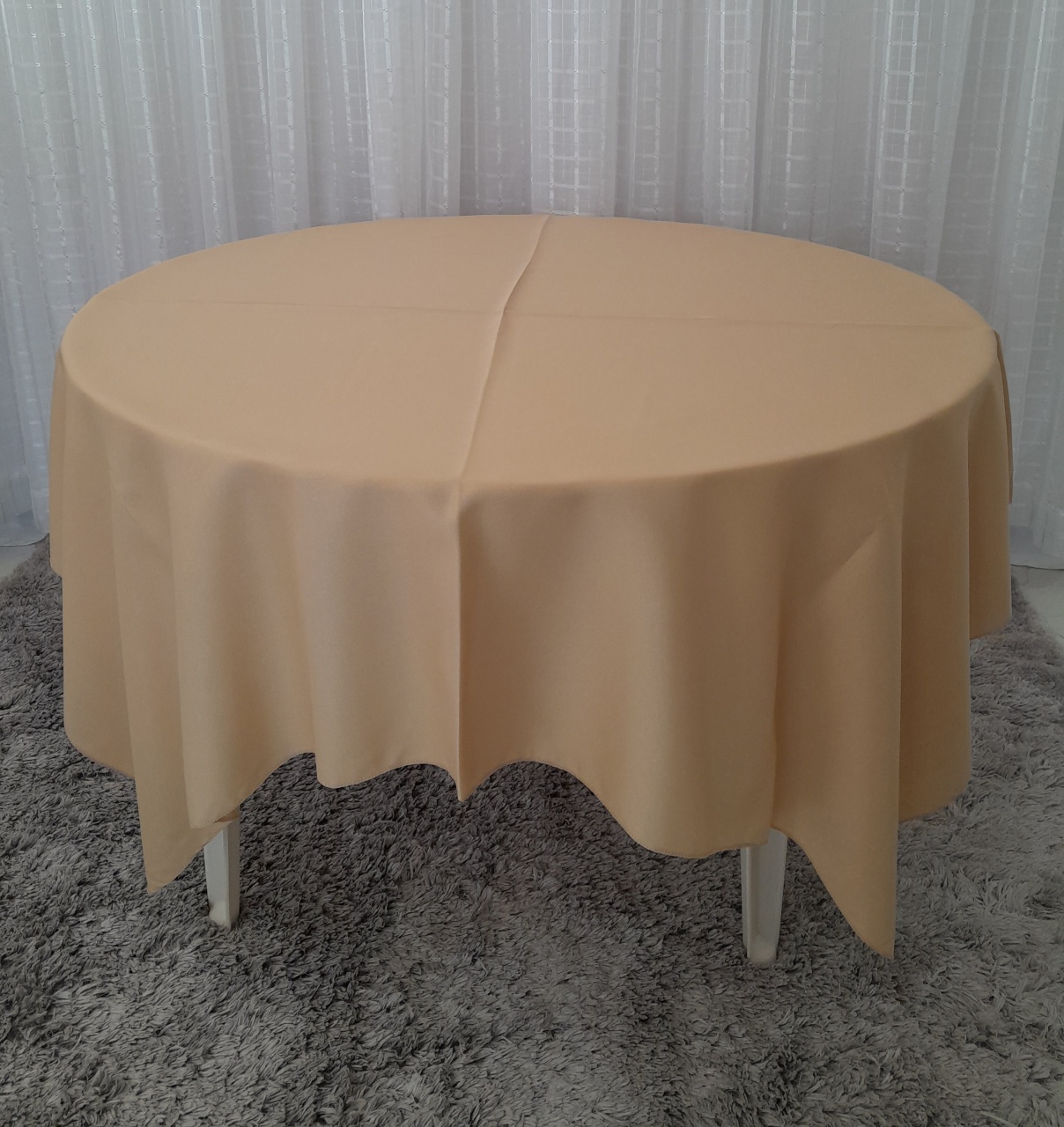 Toalha de Mesa - Bege - Decor Shalom