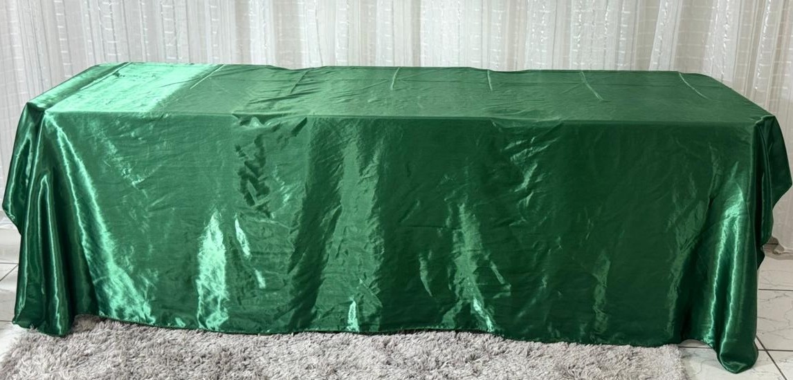 Toalha de Mesa Buffet - Verde - 2,68X1,52  - Decor Shalom