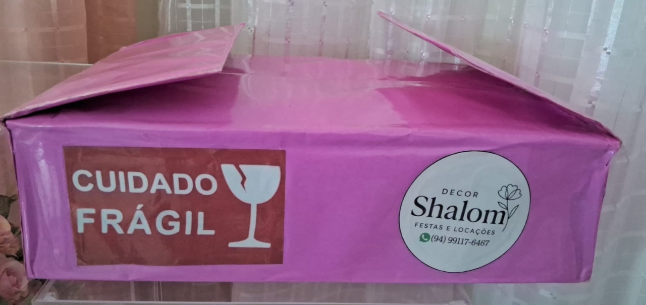 Caixa Para As Taças - Personalizada Com A Logo da Empresa - Decor Shalom
