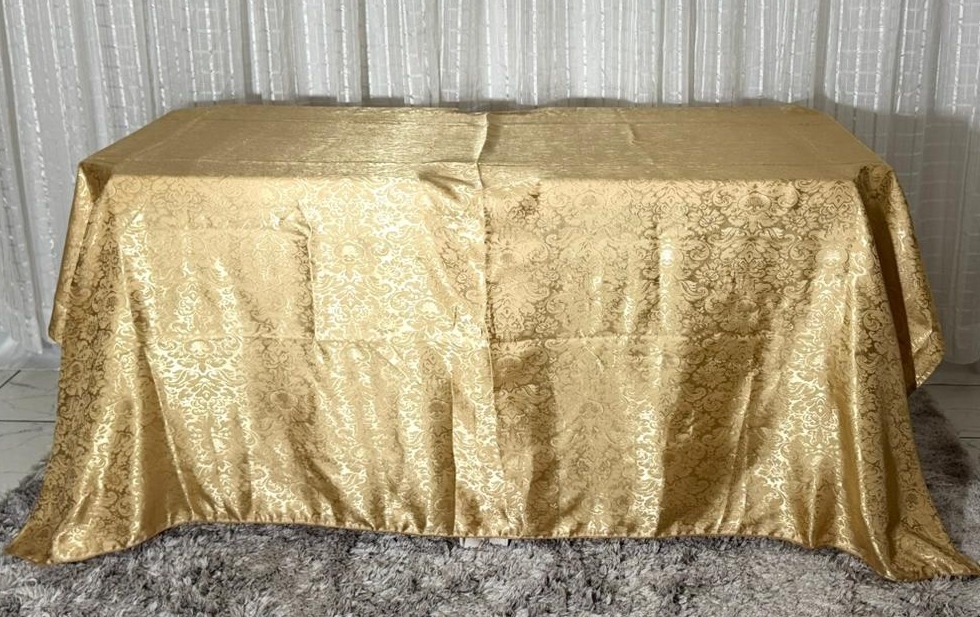 Toalha de Mesa Buffet - Dourada - 2,00X1,53 - Decor Shalom