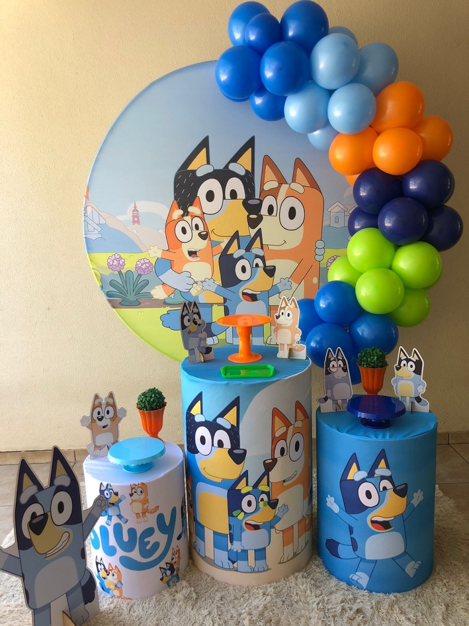 Bluey Com Arco - Doce encanto 