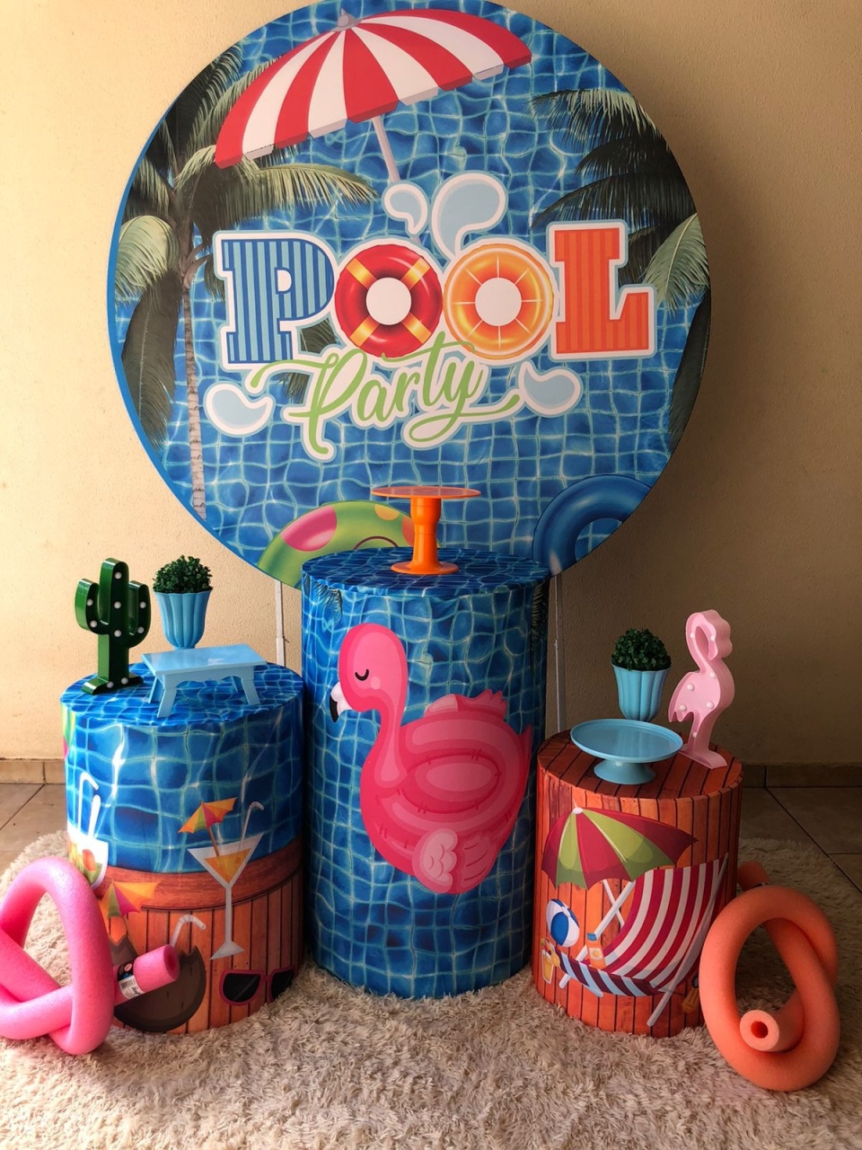 Decoração Pool Party - Doce encanto 