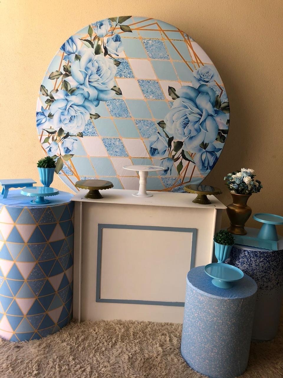 Floral Azul - Doce encanto 