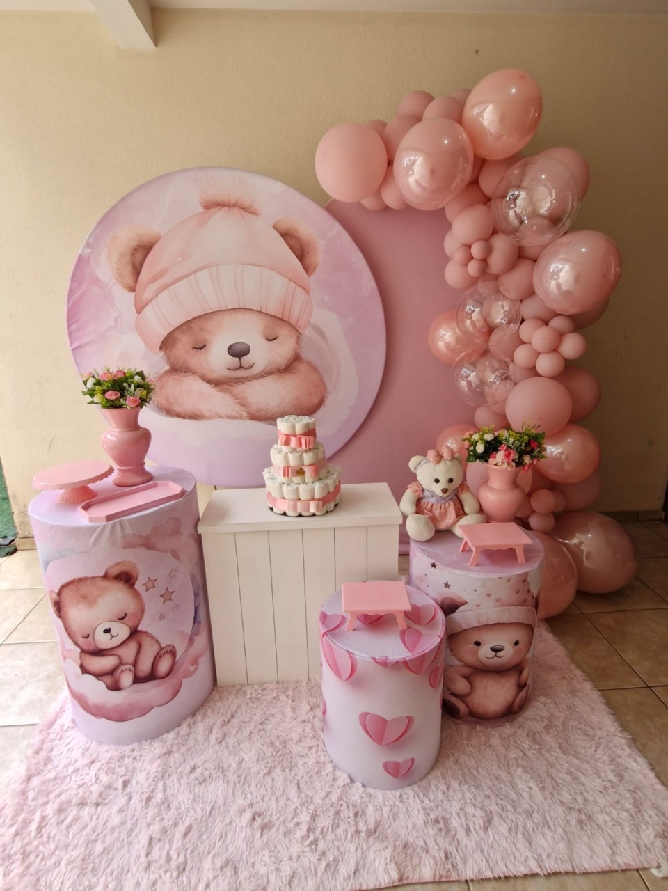 Ursinho Rosa 2 - Doce encanto 