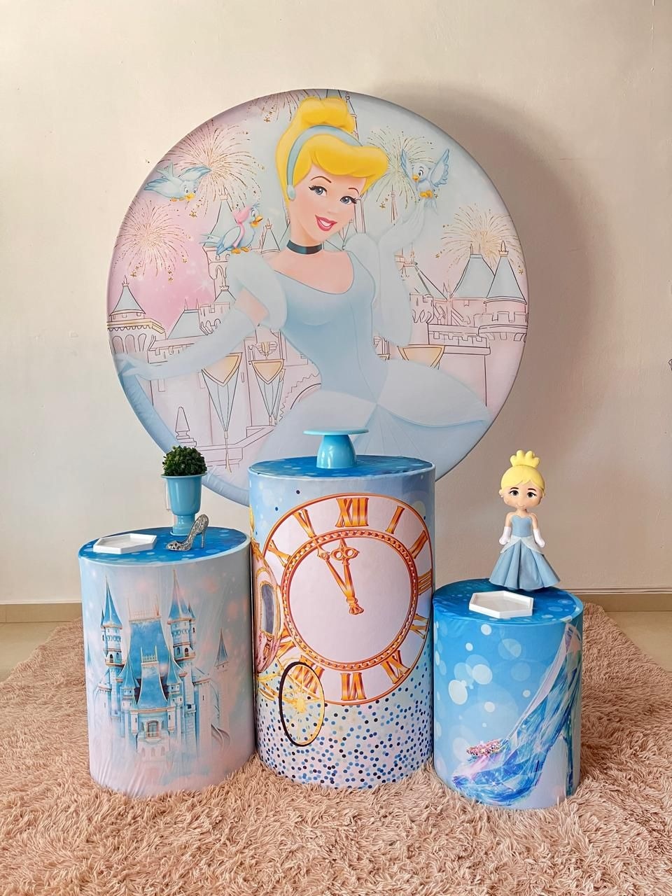 Kit Basico Cinderela  - Arrazo Decorações