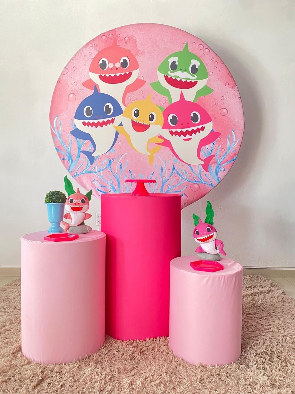 Kit Basico Baby Sharck - Arrazo Decorações