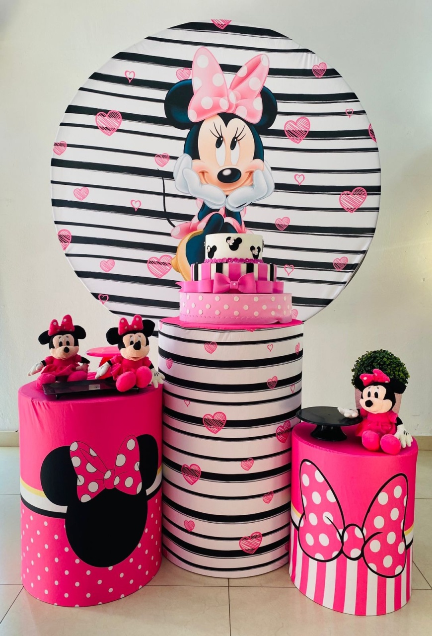 Kit Básico Minie Branca  - Arrazo Decorações