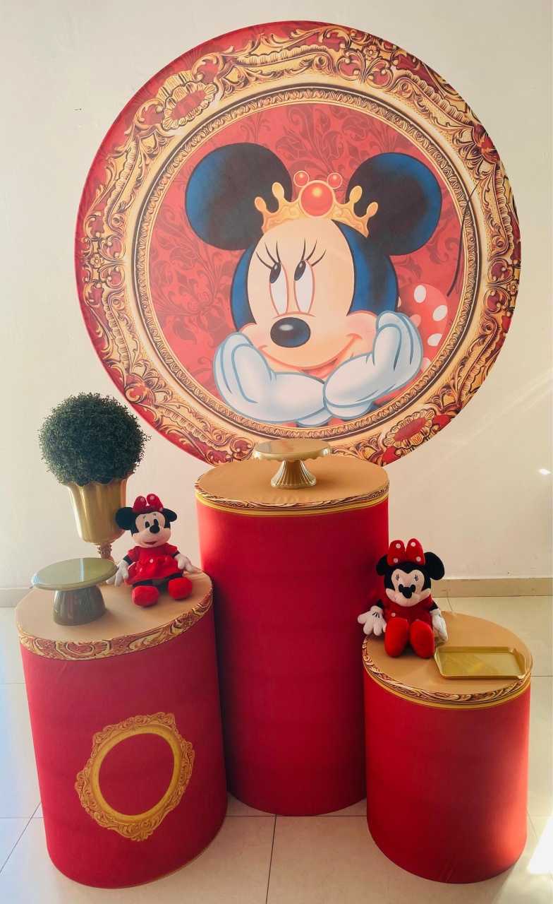 Kit Básico Minie Princesa  - Arrazo Decorações