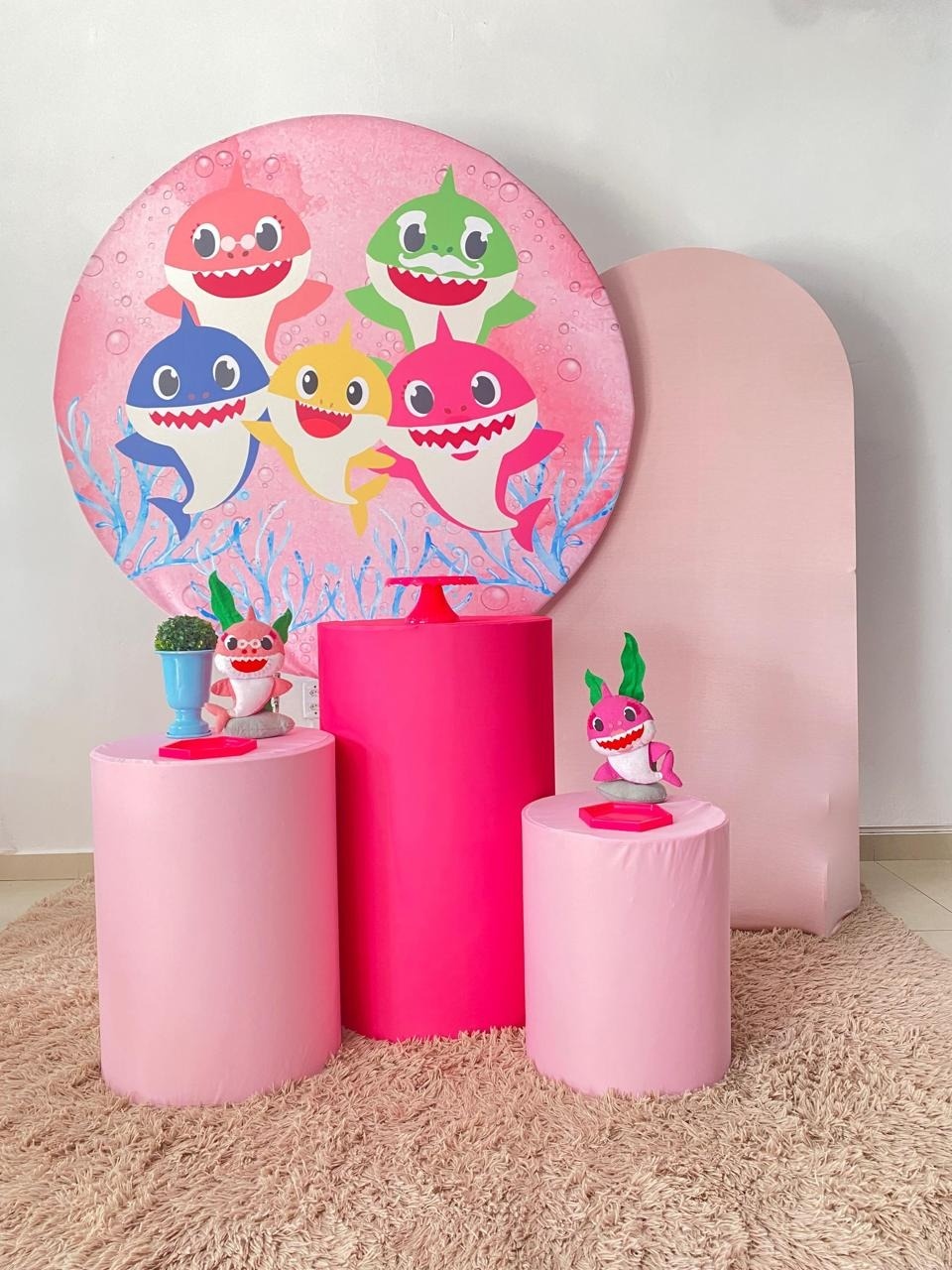 Kit Medio Baby Sharck  - Arrazo Decorações