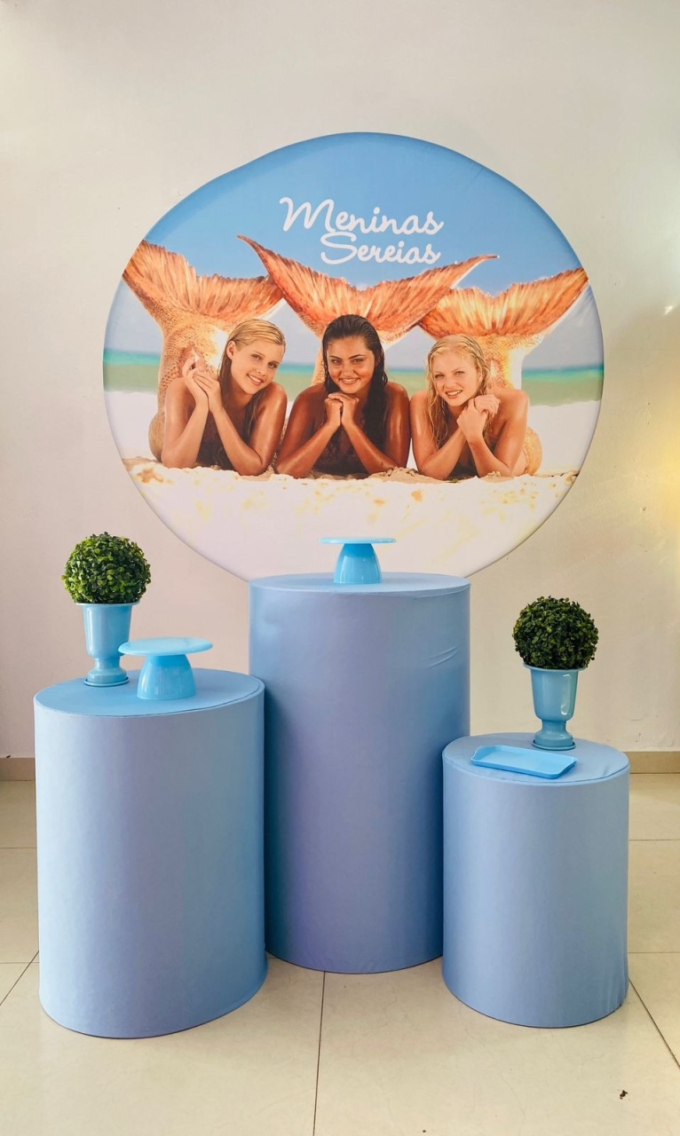 Kit Básico Menina Sereia  - Arrazo Decorações