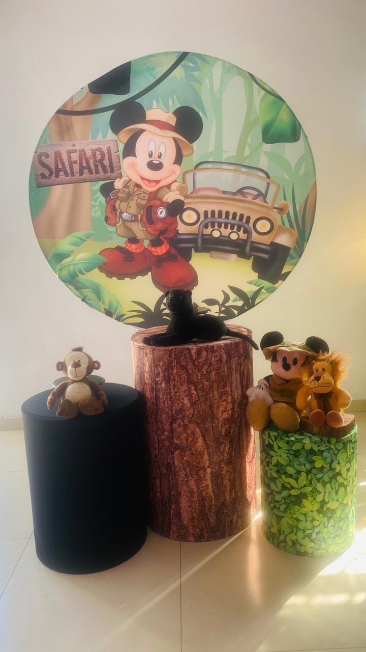 Kit Básico Mickey Safari  - Arrazo Decorações