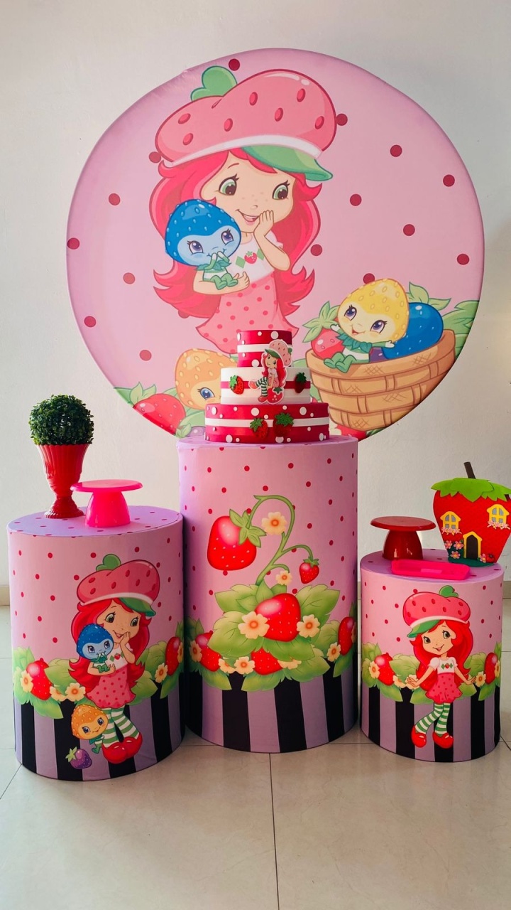 Kit Básico Moranguinho  - Arrazo Decorações
