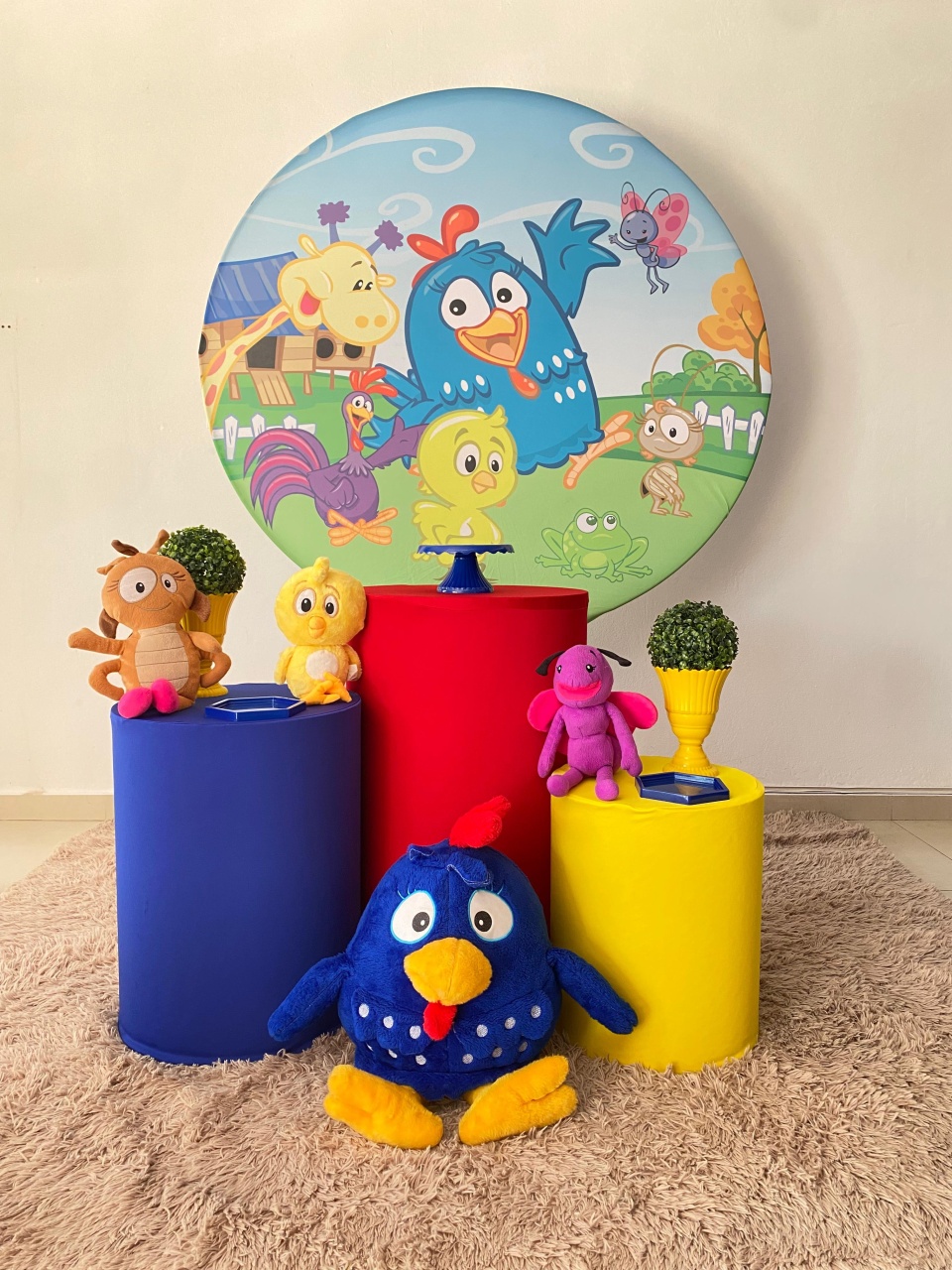 Kit Básico Galinha Pintadinha  - Arrazo Decorações